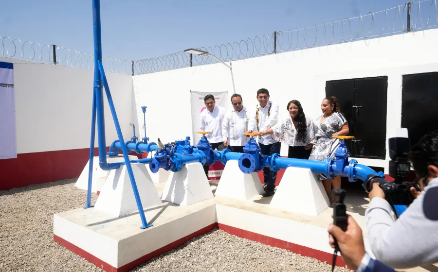 Inauguran pozo profundo Juquilita 2 en Xoxocotlán para garantizar acceso al agua