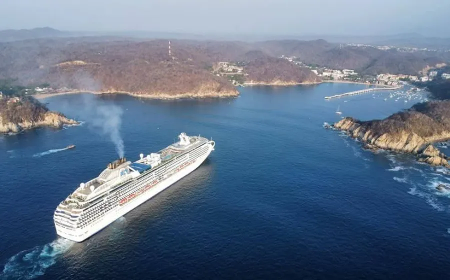 Huatulco da la bienvenida al crucero: Coral Princess