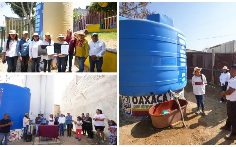 Santa Cruz Xoxocotlán garantiza acceso al agua con entrega de hidrantes móviles