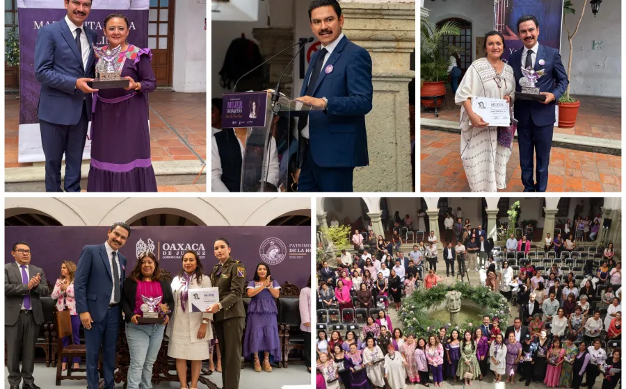 Entrega Cabildo de Oaxaca de Juárez la Distinción Ciudadana “Mujer Oaxaqueña Alicia Lilia Porras Mazari"