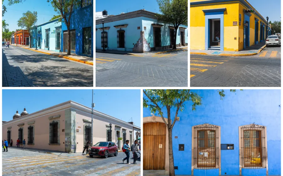 Embellecen fachadas del Centro Histórico de Oaxaca de Juárez