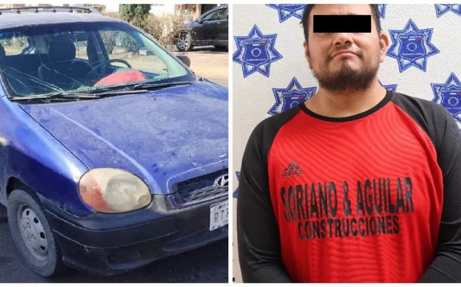 Policía Vial Municipal detiene a conductor de un vehículo por el presunto delito de uso de documento falso