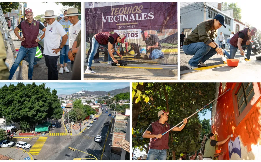 El barrio de la Merced cuenta con un nuevo rostro tras el Tequio Vecinal realizado este domingo