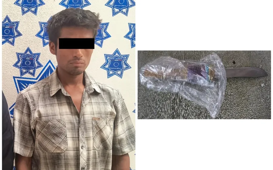 Policía Municipal detiene a una persona por el presunto delito de resistencia de particulares