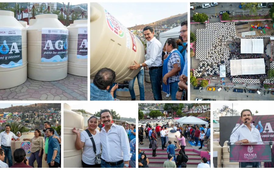 San Juan Chapultepec se beneficia con entrega de tinacos del Programa “Agua para Todos”