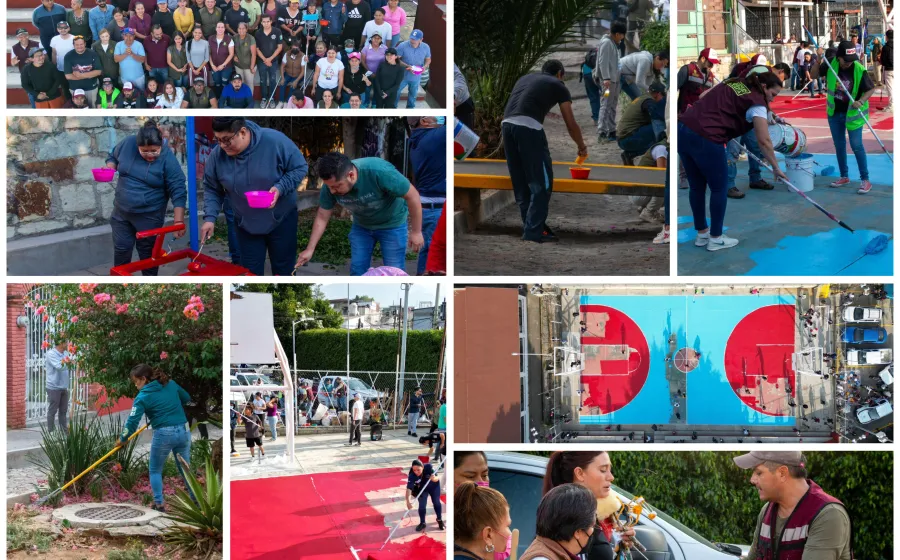 Realizan Tequio Vecinal en la Cuarta Etapa del Infonavit Primero de Mayo