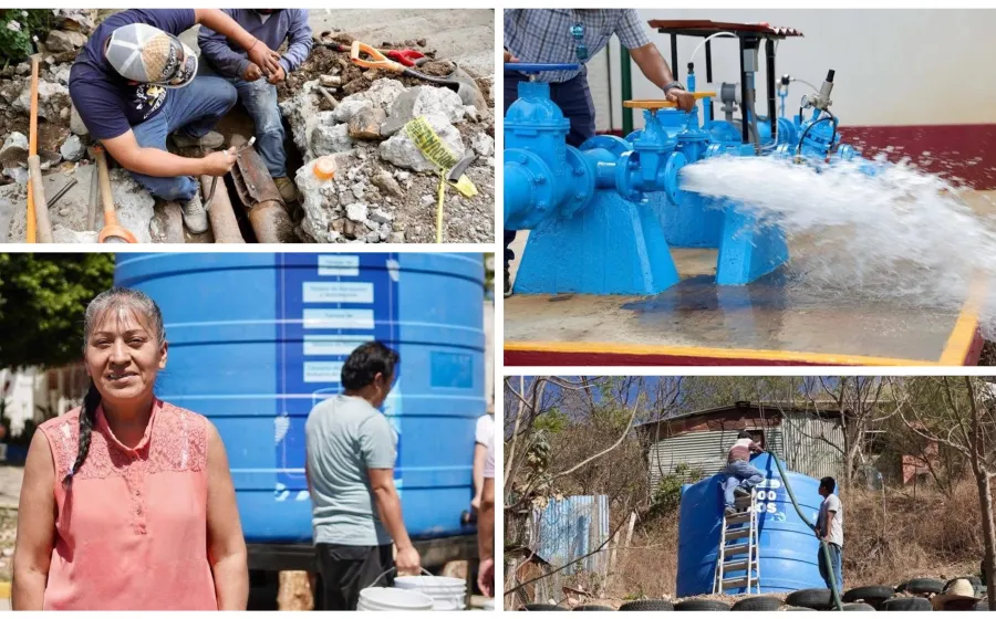 Reduce Soapa 86% zonas críticas por falta de abastecimiento de agua