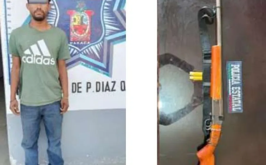 Pone Policía Estatal a disposición de la FGR a detenido en El Tepehuaje, Miahuatlán