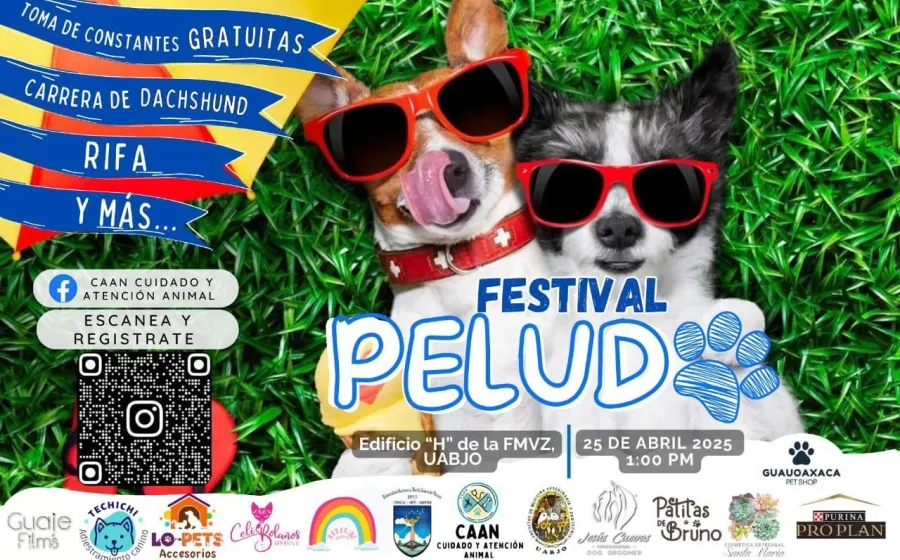 Veterinaria UABJO invita a traer a sus mascotas al 1er. “Festival Peludo”