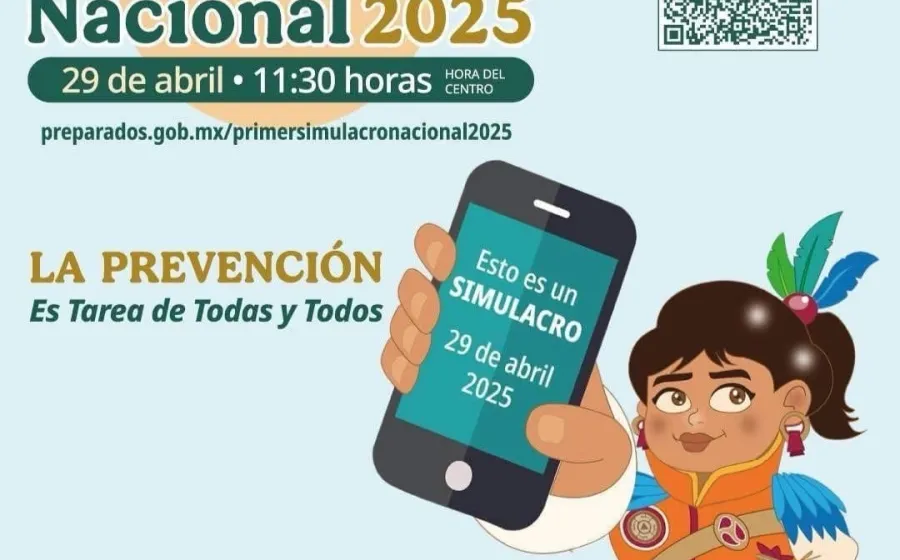 ¡Mañana se realizará el primer simulacro nacional!