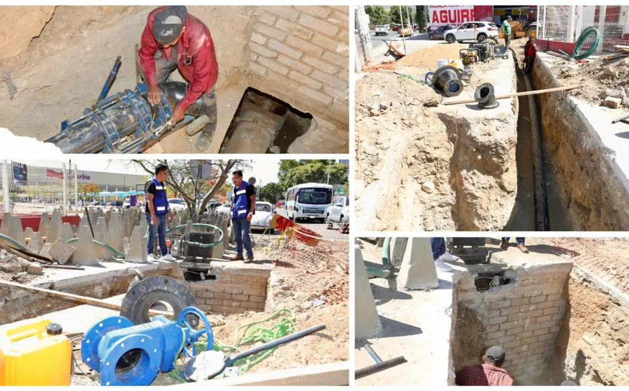 Fortalece Soapa infraestructura hidráulica en Oaxaca de Juárez