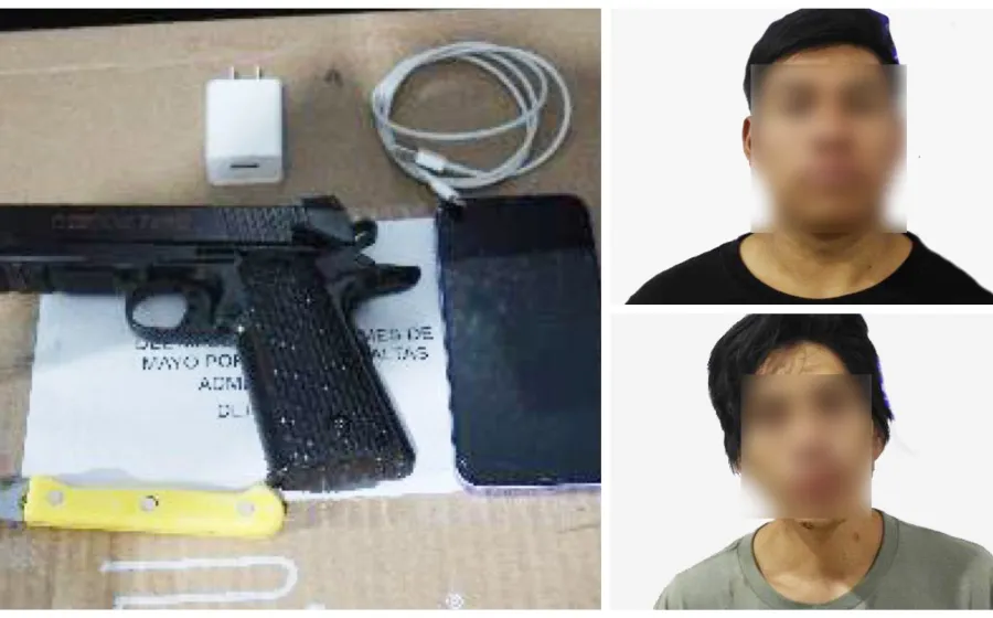 Policía Municipal detiene a dos personas por el presunto delito de robo con violencia