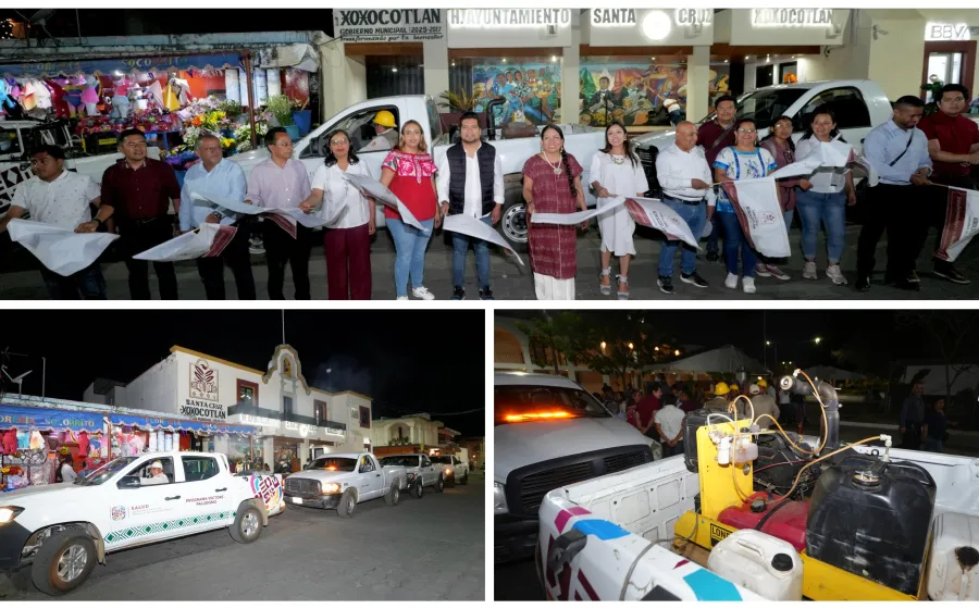 Arranca Gobierno de Santa Cruz Xoxocotlán campaña de nebulización