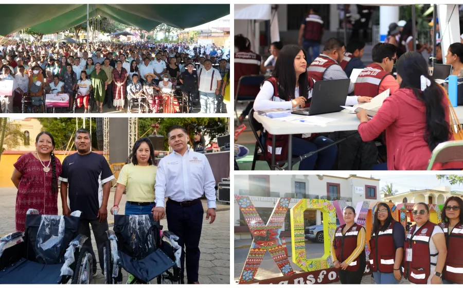 Con programa Cayapadu Lii, se benefician más de 20 mil personas en Xoxocotlán