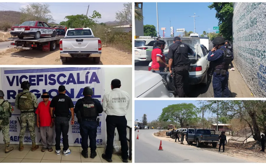 Durante operativo en la Costa se asegura vehículo y la aprehensión de una persona