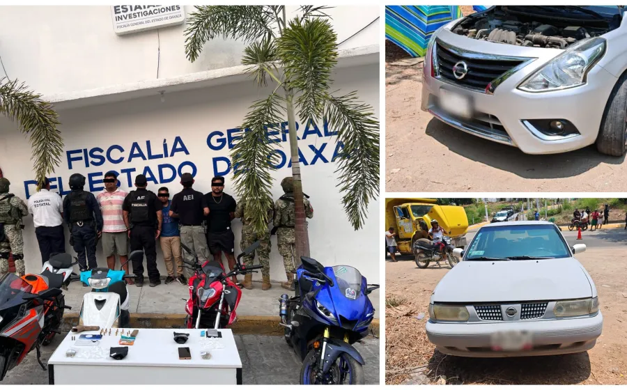 En operativo en la Costa aseguran vehículos, drogas, armas, ejecuta cateos y órdenes de aprehensión