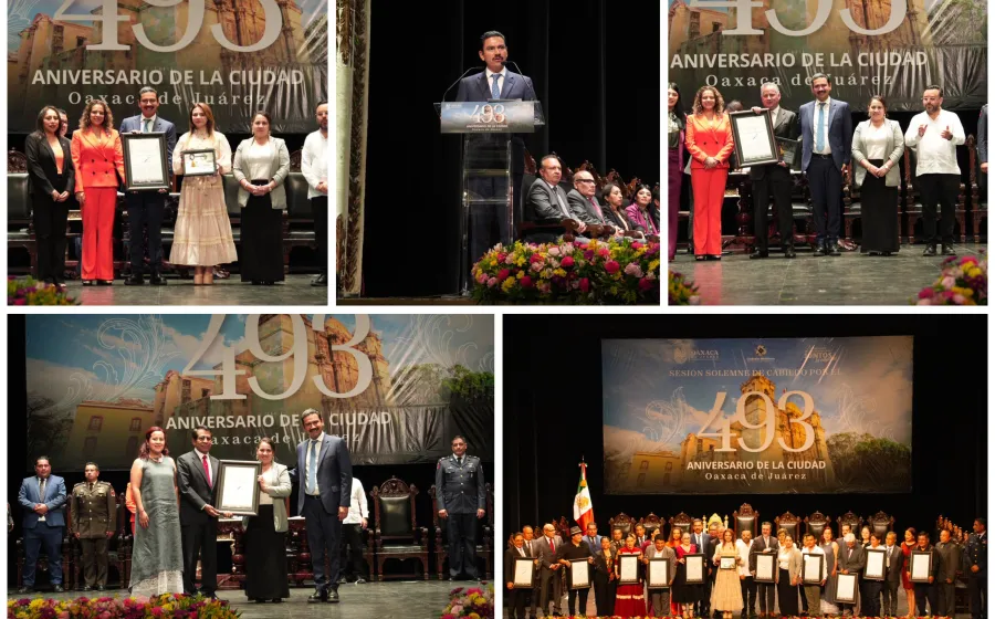 Oaxaca de Juárez se consolida como un símbolo nacional de cultura, de dignidad y de lucha en su 493 aniversario: Ray Chagoya