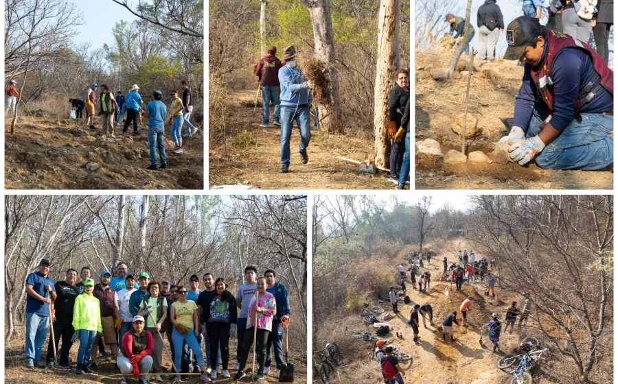 Se realiza Tequio vecinal en el Cerro del Fortín