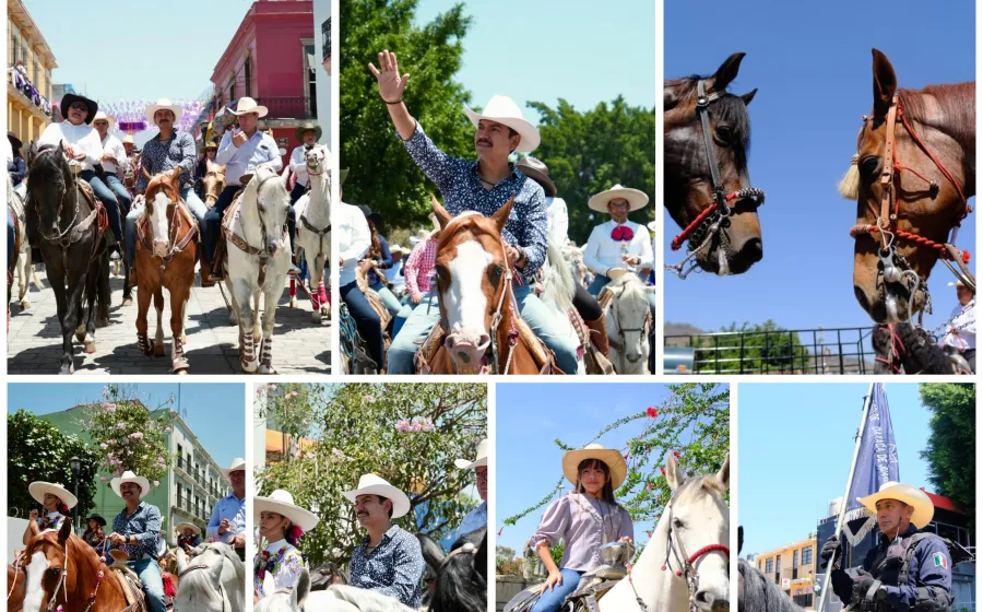 Con alegría y tradición, celebran cabalgata del Festival Primavera Rodolfo Morales