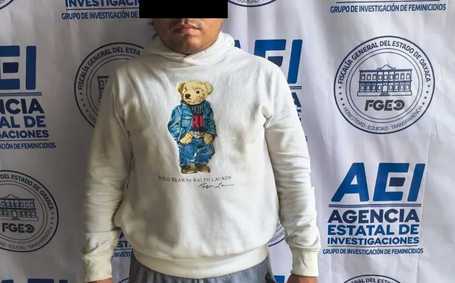 Lo detienen por el delito de feminicidio agravado cometido en Xoxocotlán