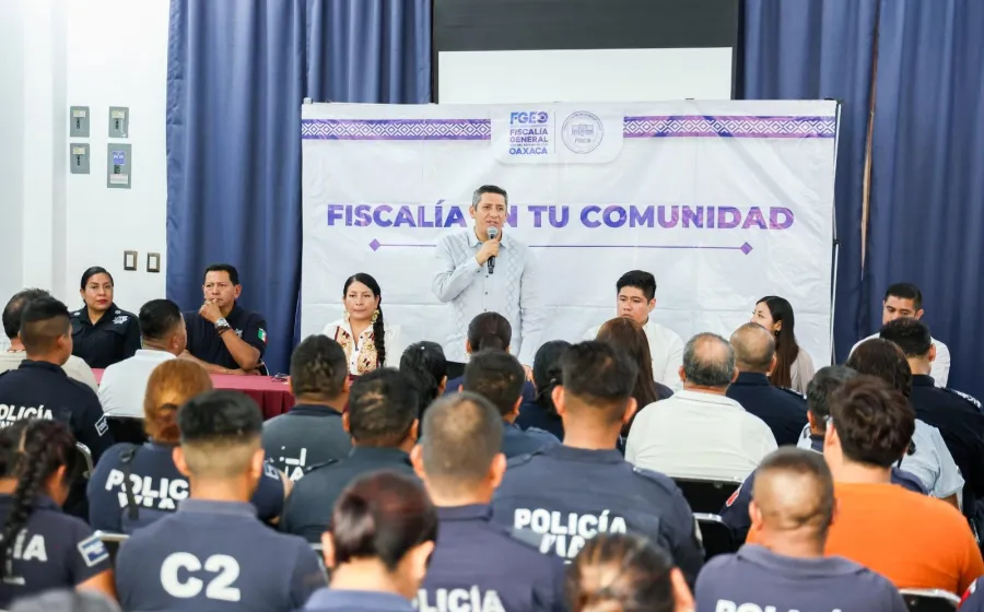 Programa de proximidad social “Fiscalía en tu comunidad” mecanismo de colaboración interinstitucional, visita Xoxocotlán