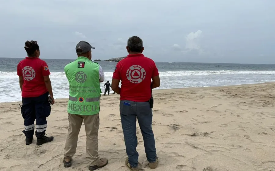 Reporta Protección Civil localización del cuerpo de segundo turista desaparecido en playa Zicatela