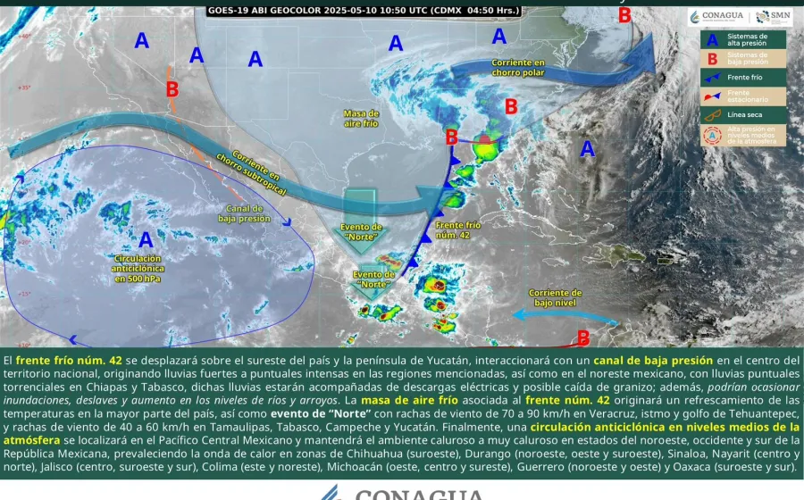 Continuarán lluvias de intensidad variable en diferentes puntos de Oaxaca