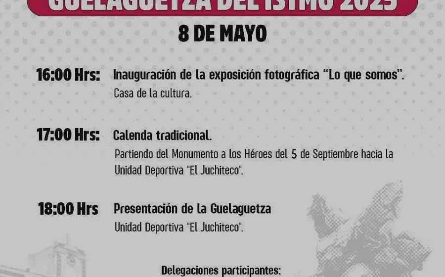 Invitan a la Guelaguetza del Istmo