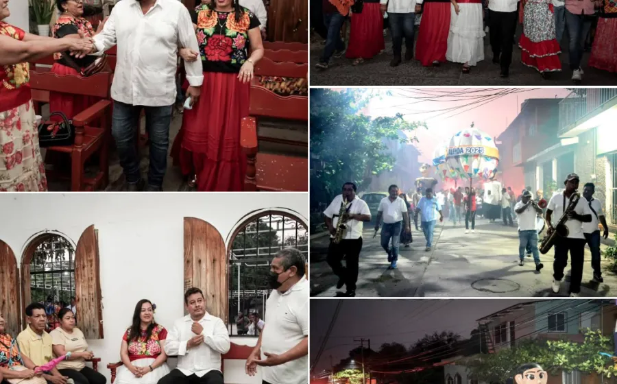 De fiesta en honor a Cristo Rey en Juchitán