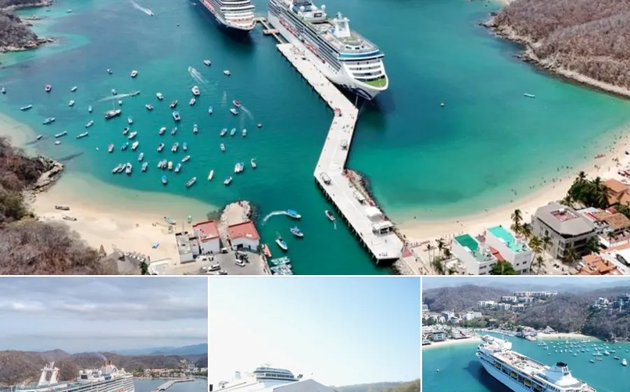 Dejan cruceros derrama económica estimada superior a 40 mdp en Huatulco: Sectur Oaxaca
