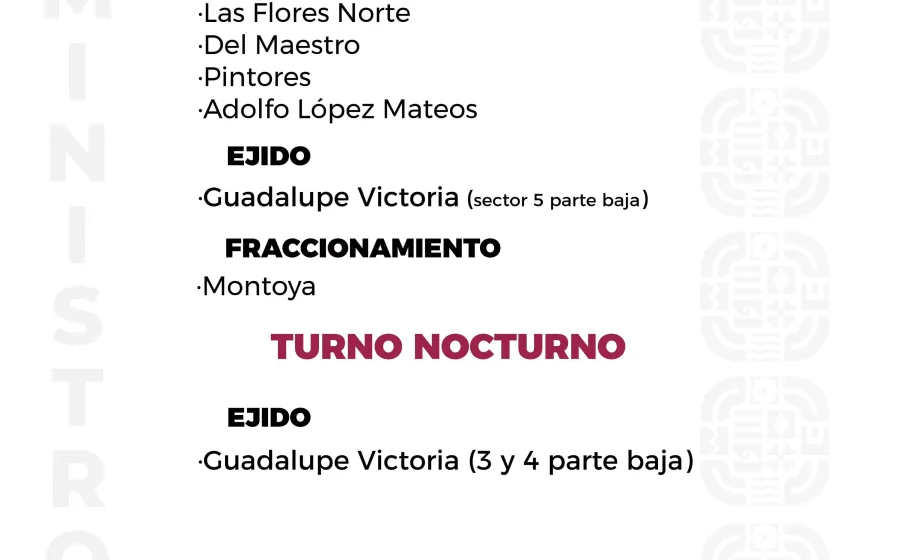 Agenda del suministro de agua potable 