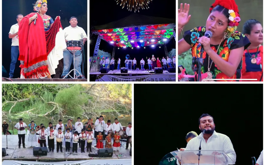 “Festival de Mayo en el Río” resurge como fiesta de identidad, bajo el impulso del gobierno juchiteco y el IEEPO 