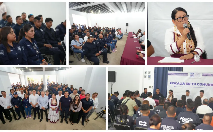 ‘Fiscalía en tu comunidad’ llega a Xoxocotlán para fortalecer confianza, prevención y justicia