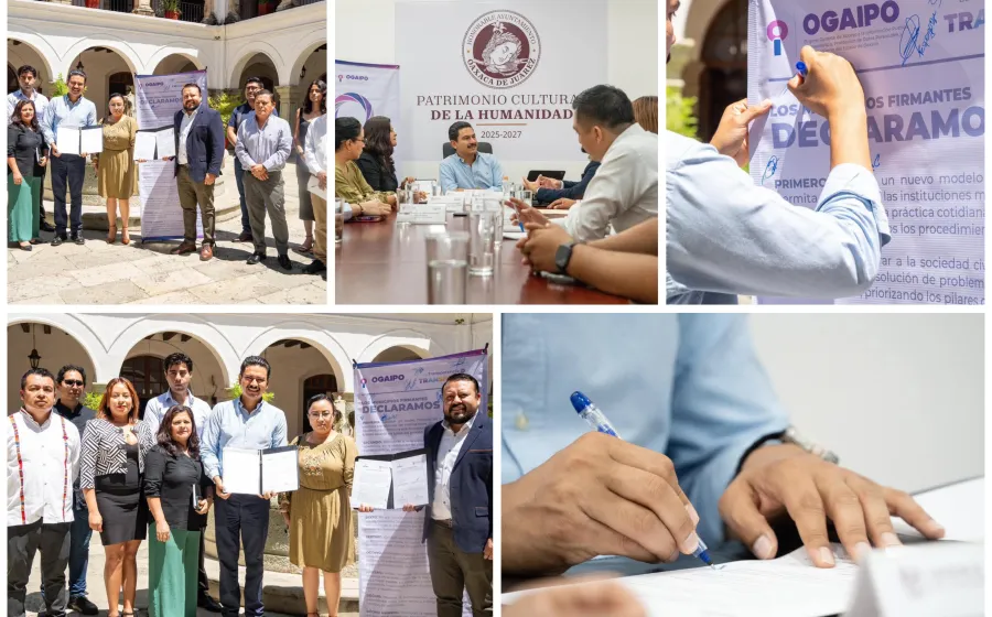 Oaxaca de Juárez da un paso firme hacia la transparencia: se firma la Declaratoria de Municipio Abierto