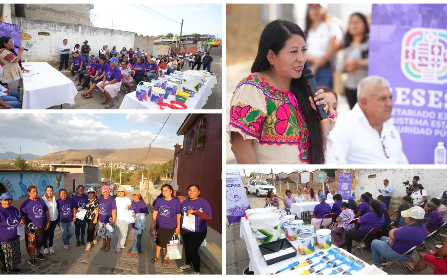 Autoridades municipales y mujeres xoxeñas construyen un entorno más seguro