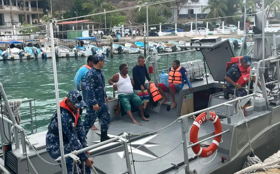 Localizan embarcación que realizaba pesca deportiva en Huatulco