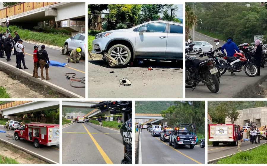 Fatal accidente de jóvenes motociclistas