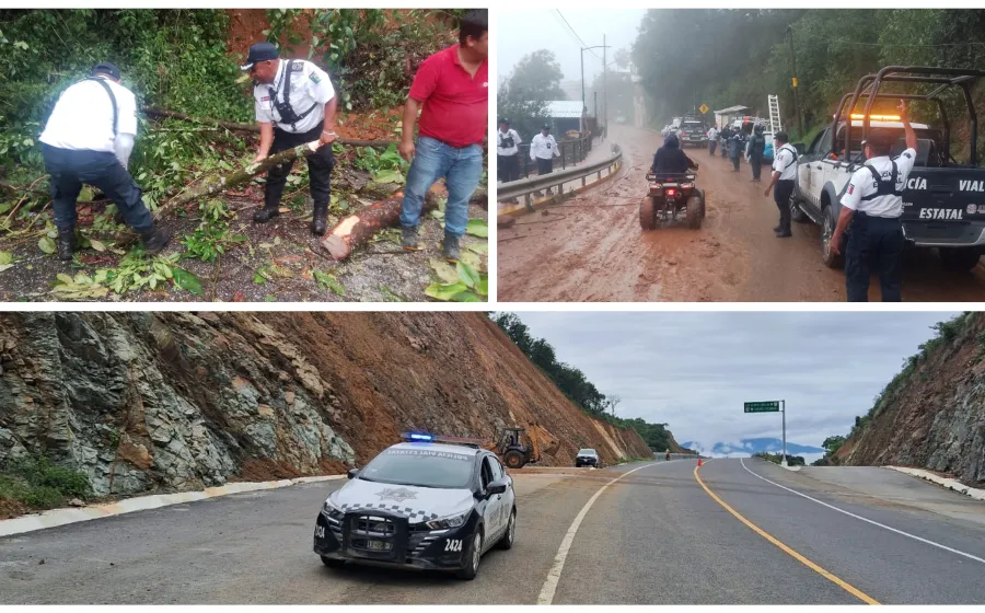 Opera con normalidad carretera Barranca Larga-Ventanilla: Policía Vial Estatal
