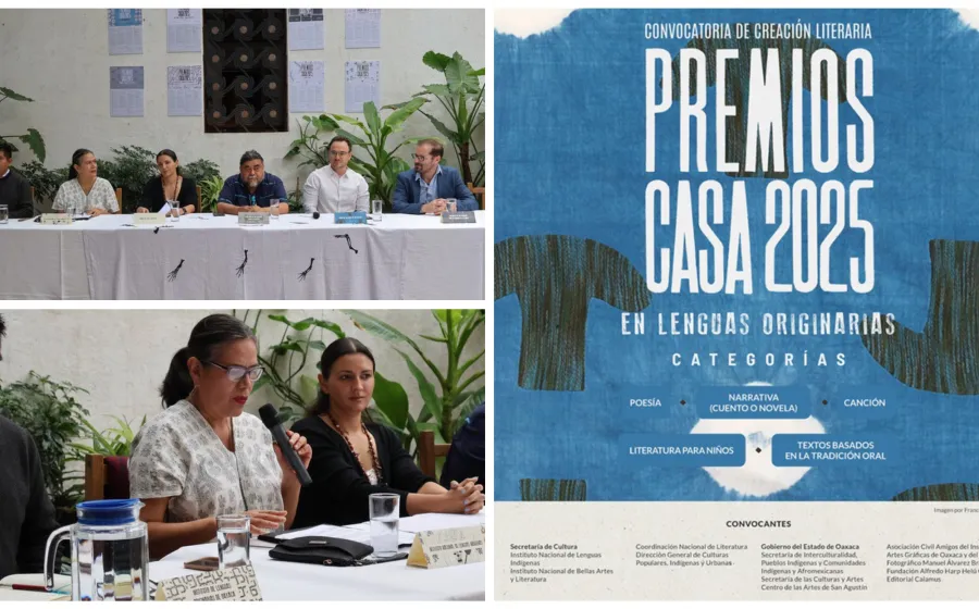 Presentan Premios CaSa 2025 para reconocer literatura en ocho lenguas originarias