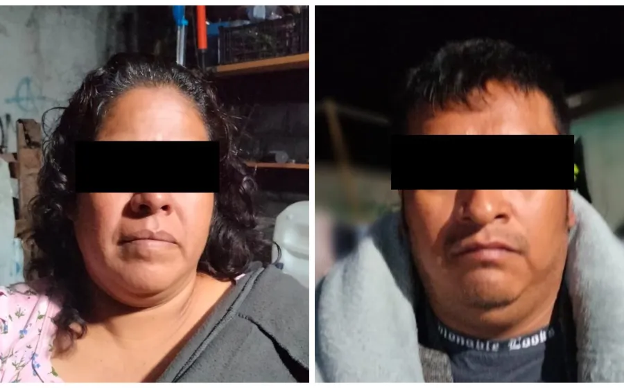 FGEO realiza cateo en el valle de Etla: detiene a dos personas, asegura dosis de drogas, así como una libreta con datos de pagos de compradores