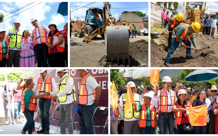 Inician obras de pavimentación en la calle Genaro Vásquez, Pueblo Nuevo
