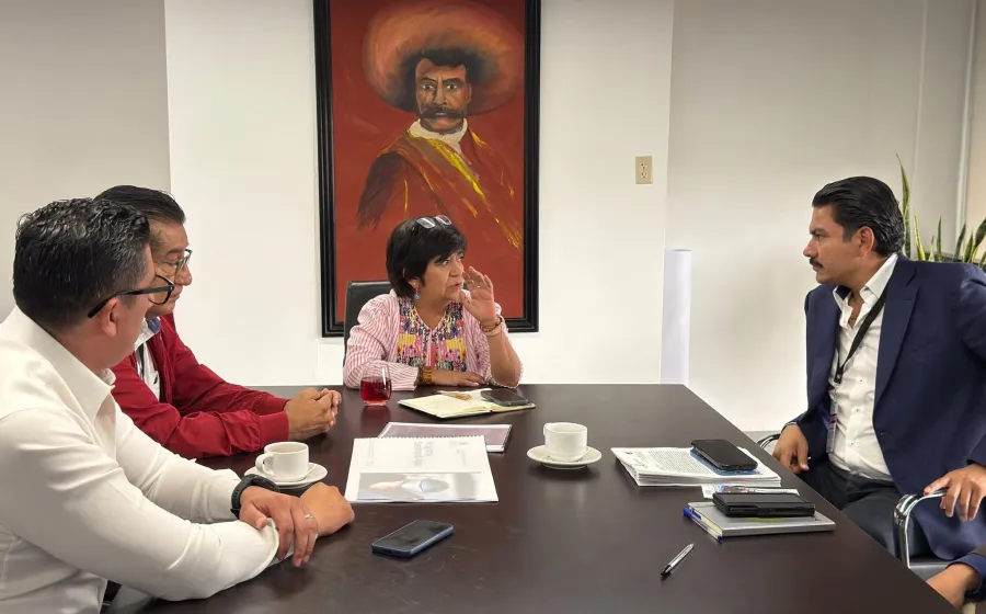 Firman convenio para concluir el Mercado de Pan y Comedores en la Central de Abasto 