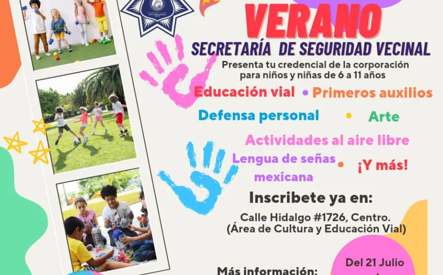 La Secretaría de Seguridad Vecinal organiza curso de verano para hijas e hijos de policías