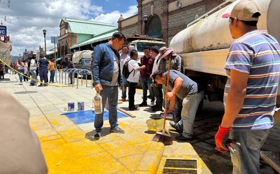 Atiende Soapa oportunamente incidente durante servicio en el Centro Histórico