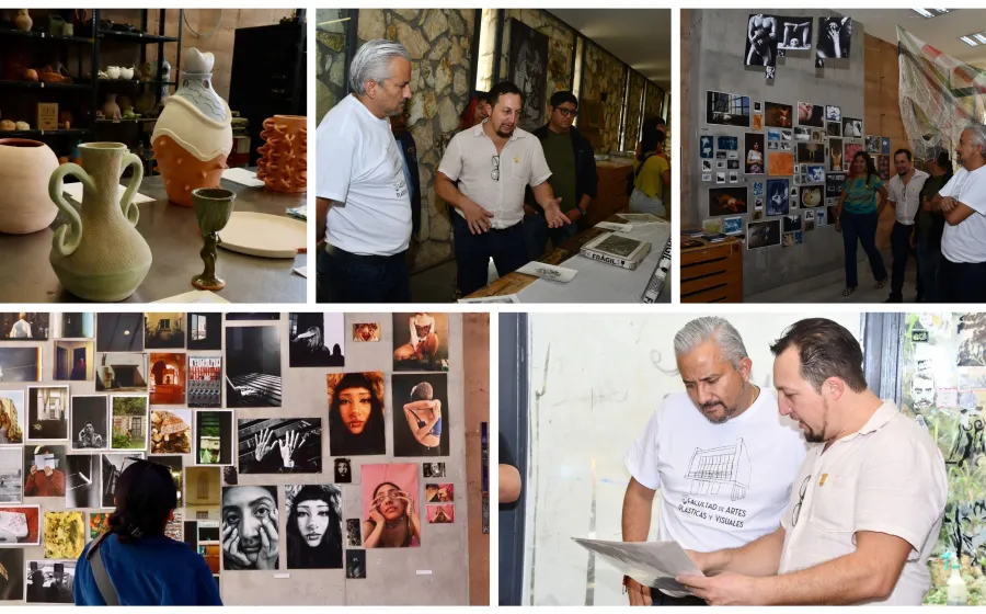Talento universitario en muestra de talleres de la facultad de artes plásticas 