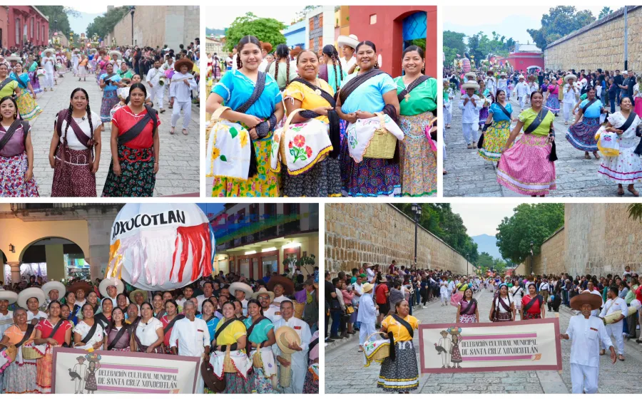 Colores, música y orgullo xoxeño inundan el primer Convite de la Guelaguetza 2025
