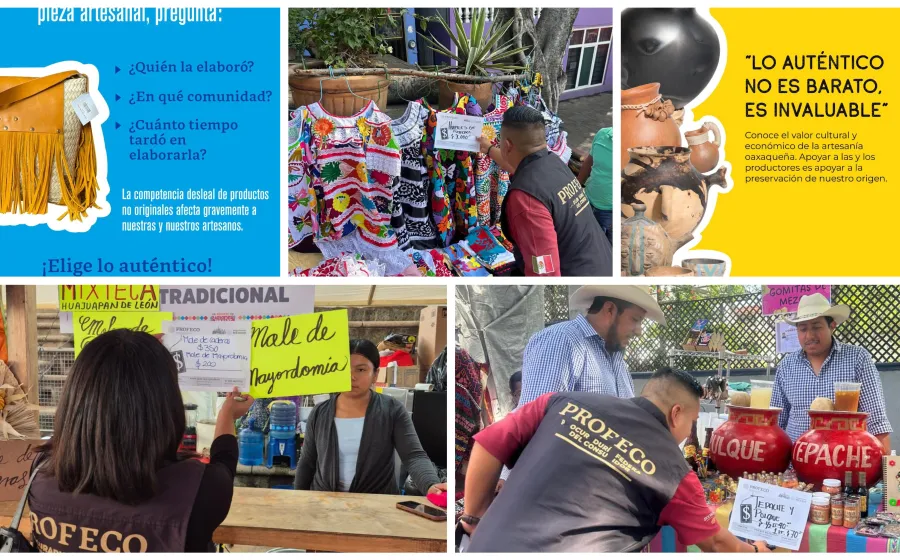 La Profeco vigila derecho de consumidores en las festividades de la Guelaguetza 2025