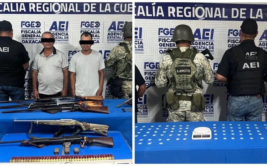 Fiscalía de Oaxaca realiza cateos en la Cuenca