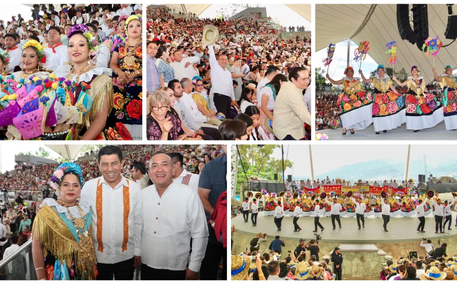 iViva San Blas Atempa!”, grita con el corazón el senador Nino Morales en la Guelaguetza