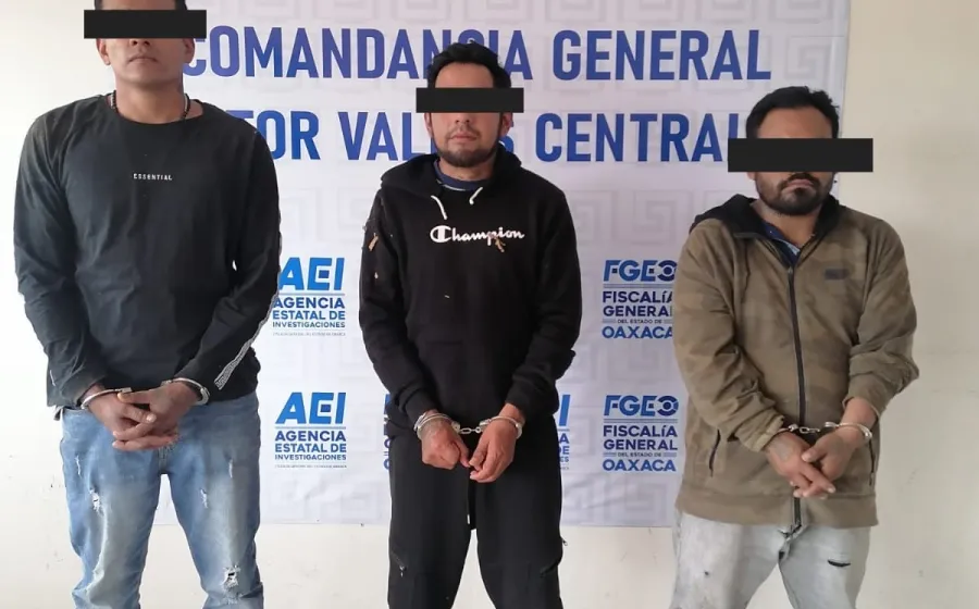 En Operación Cazador, detienen a tres sujetos por el delito de robo a negocio